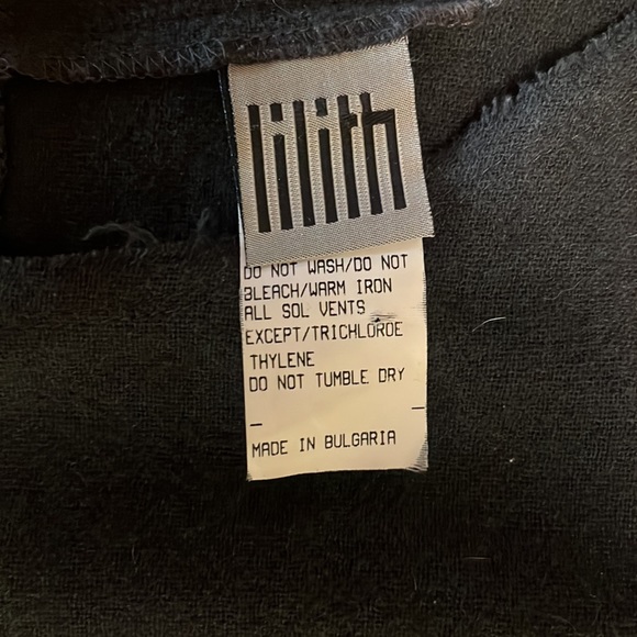 Lilith deep teal combined wool dress Small - Picture 6 of 7